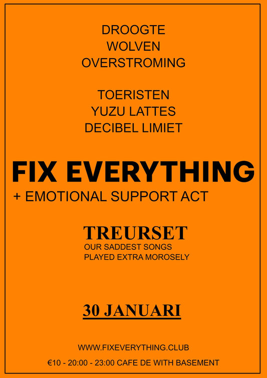 Ticket: Treurset @ Café de With